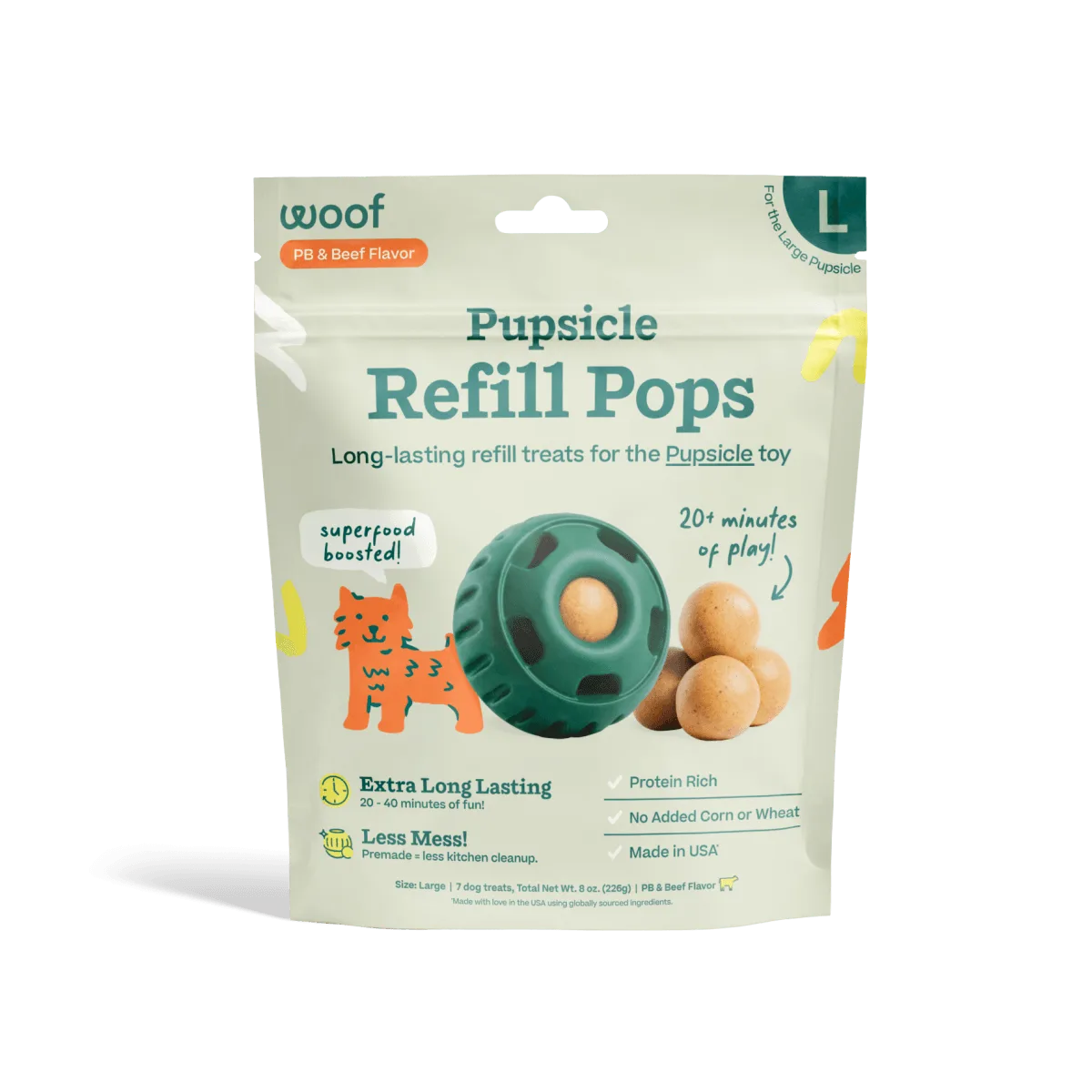 Pupsicle Pops: Beef / Large