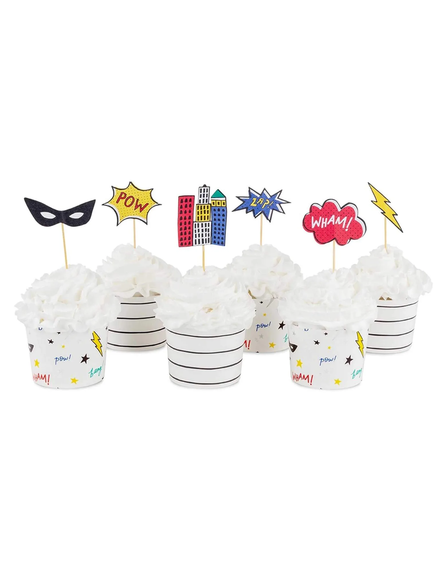 Superhero Cupcake Decorating Set