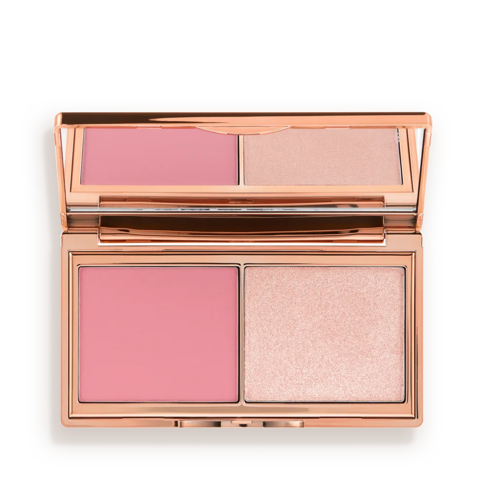 HOLLYWOOD BLUSH & GLOW GLIDE PALETTE - LIGHT TO MEDIUM