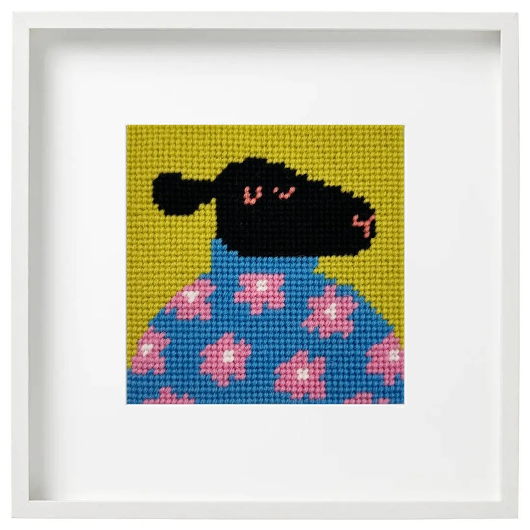 Chic Sheep Needlepoint Beginner Kit