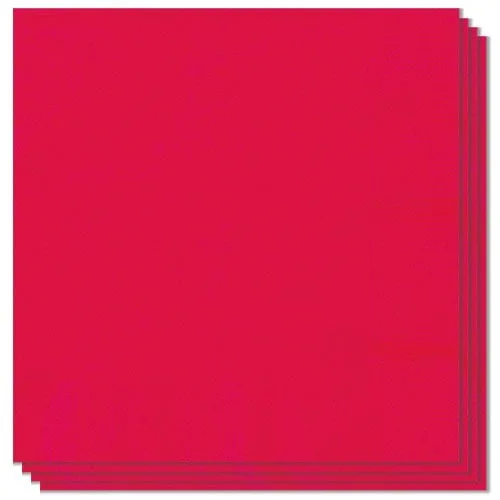 Ruby Red Paper Luncheon Napkins 2 Ply 33cm – Pack of 20