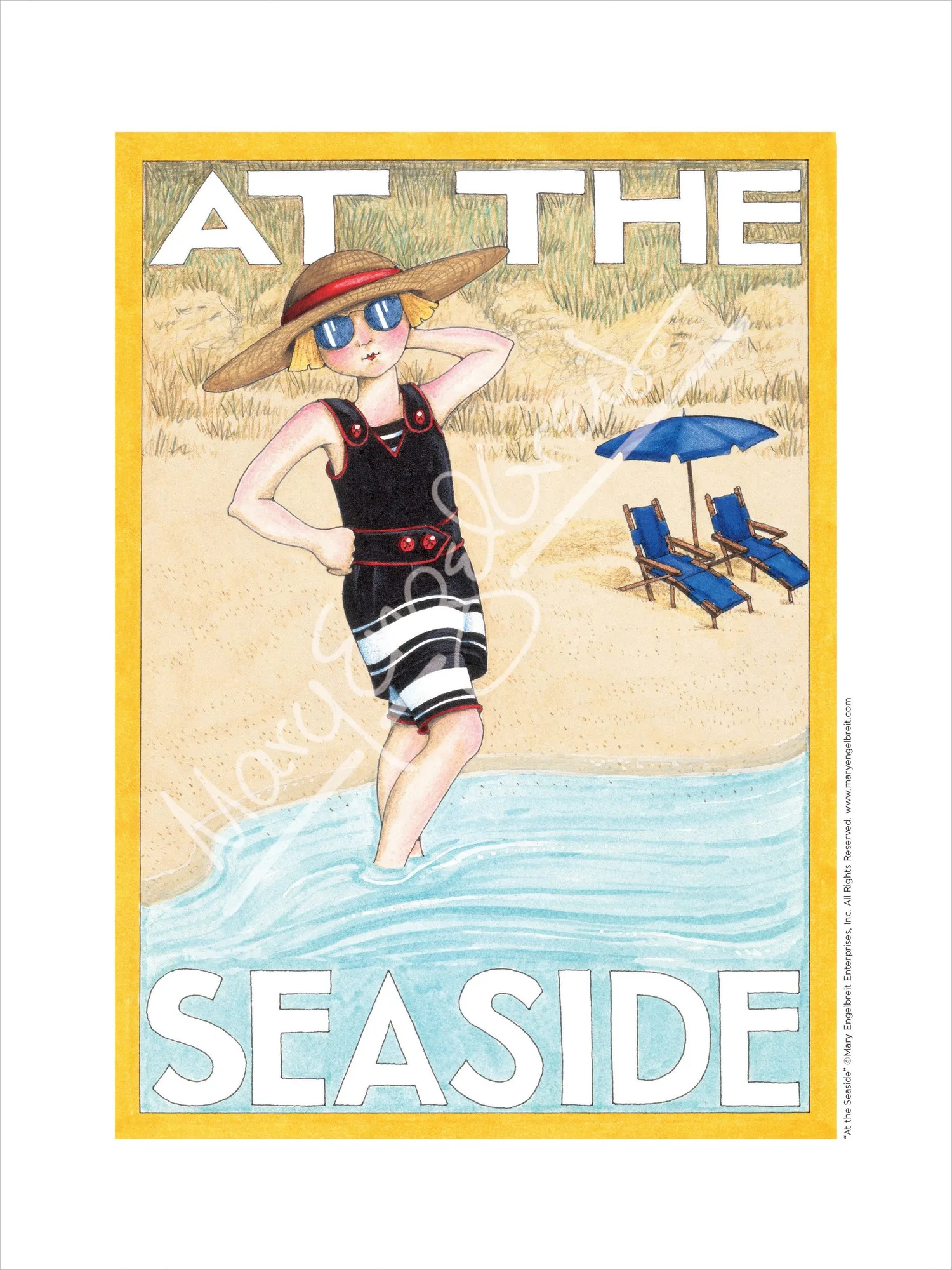 At the Seaside Print