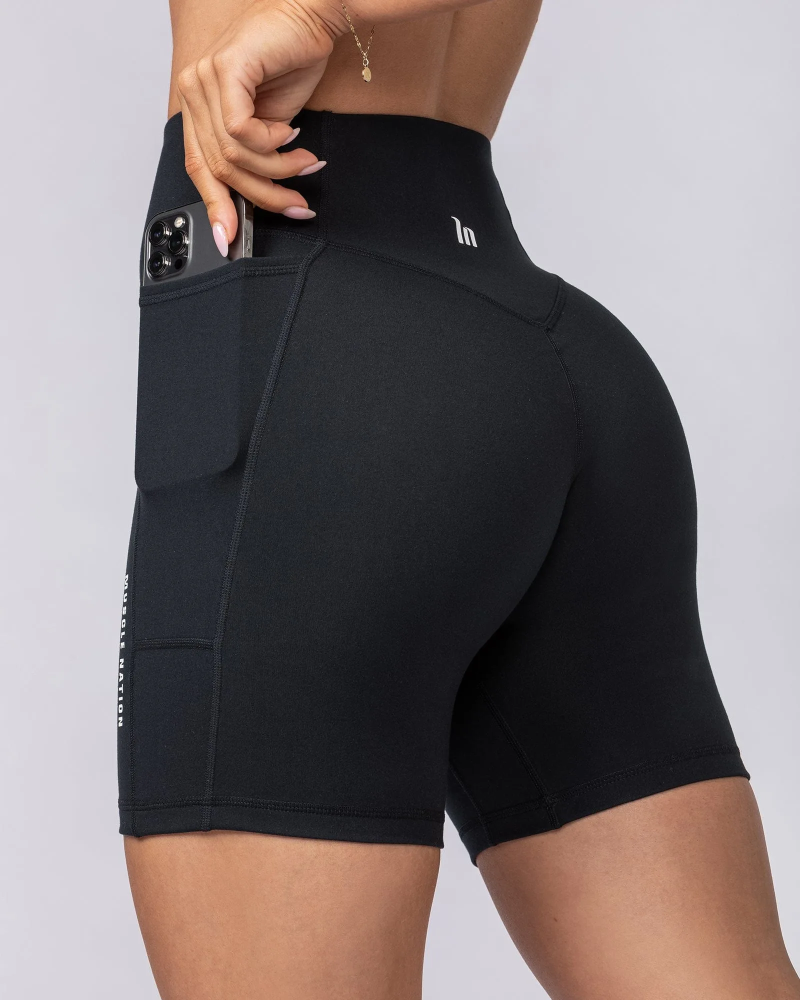 Everyday Pocket Bike Shorts - Black
