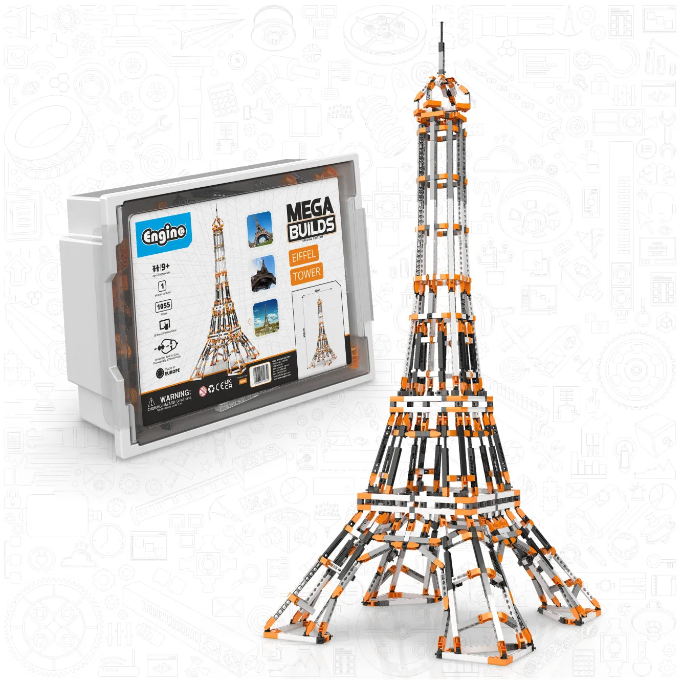 Engino Mega Builds Torre Eiffel: Lo que te espera