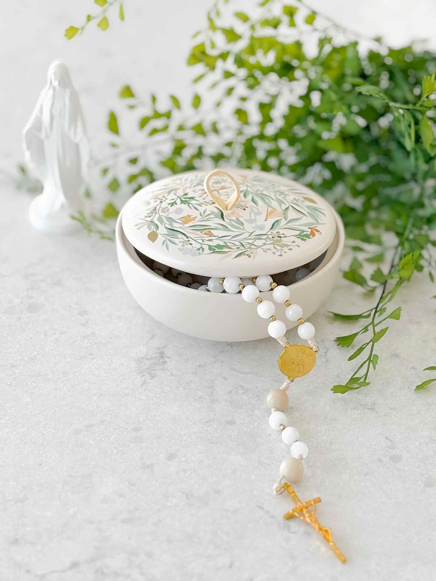 Boîte à chapelet du matin : guide de rangement et présentation