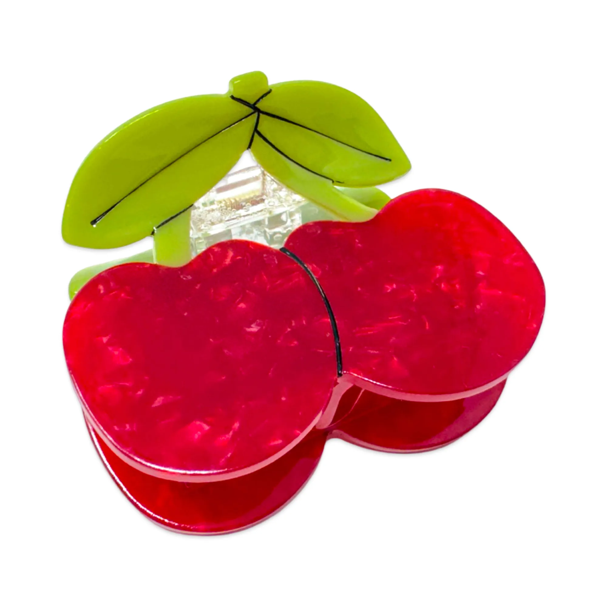 Large Maraschino Cherries Hair Claw Clip