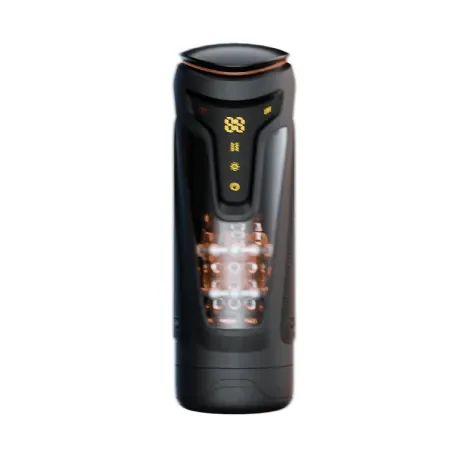 Thrusting Male Masturbator with Vibration & Heating Guide