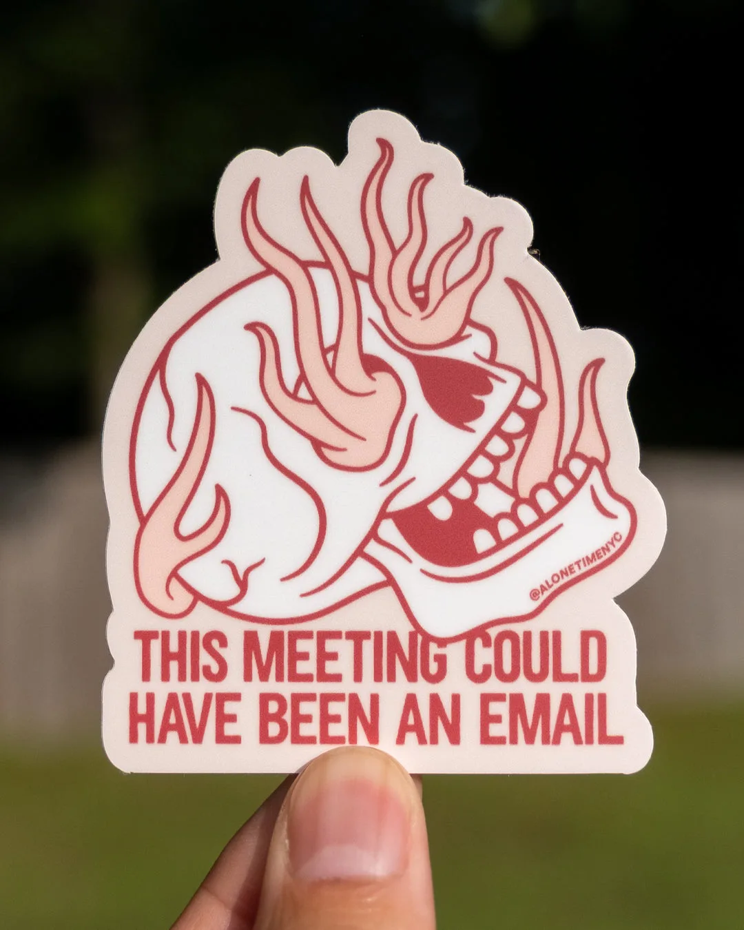 Où coller un sticker 'Cette réunion aurait pu être un email' ?