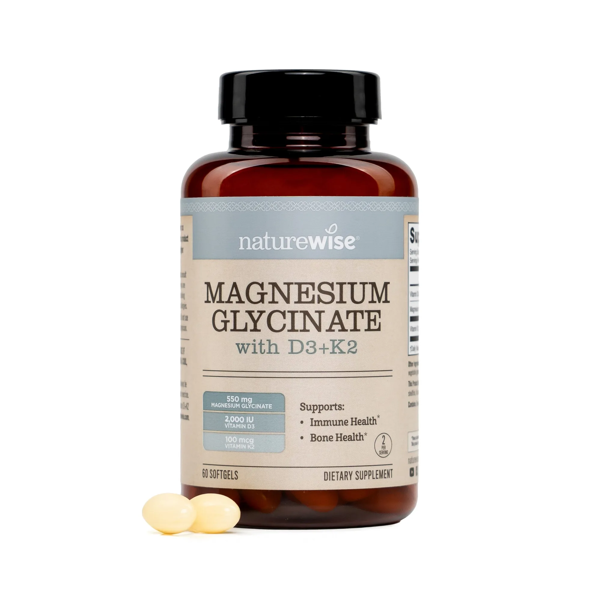 Magnesium Glycinate with D3 + K2