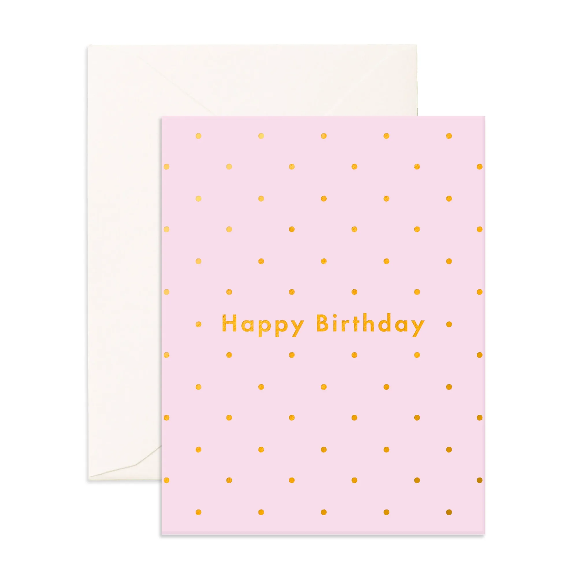 Birthday Lilac Dots Greeting Card