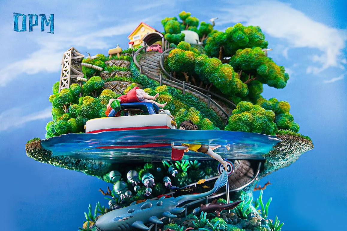 Warehouse in Stock OPM Studio - Statue - Ponyo on the Cliff - Ponyo on the Cliff with LED