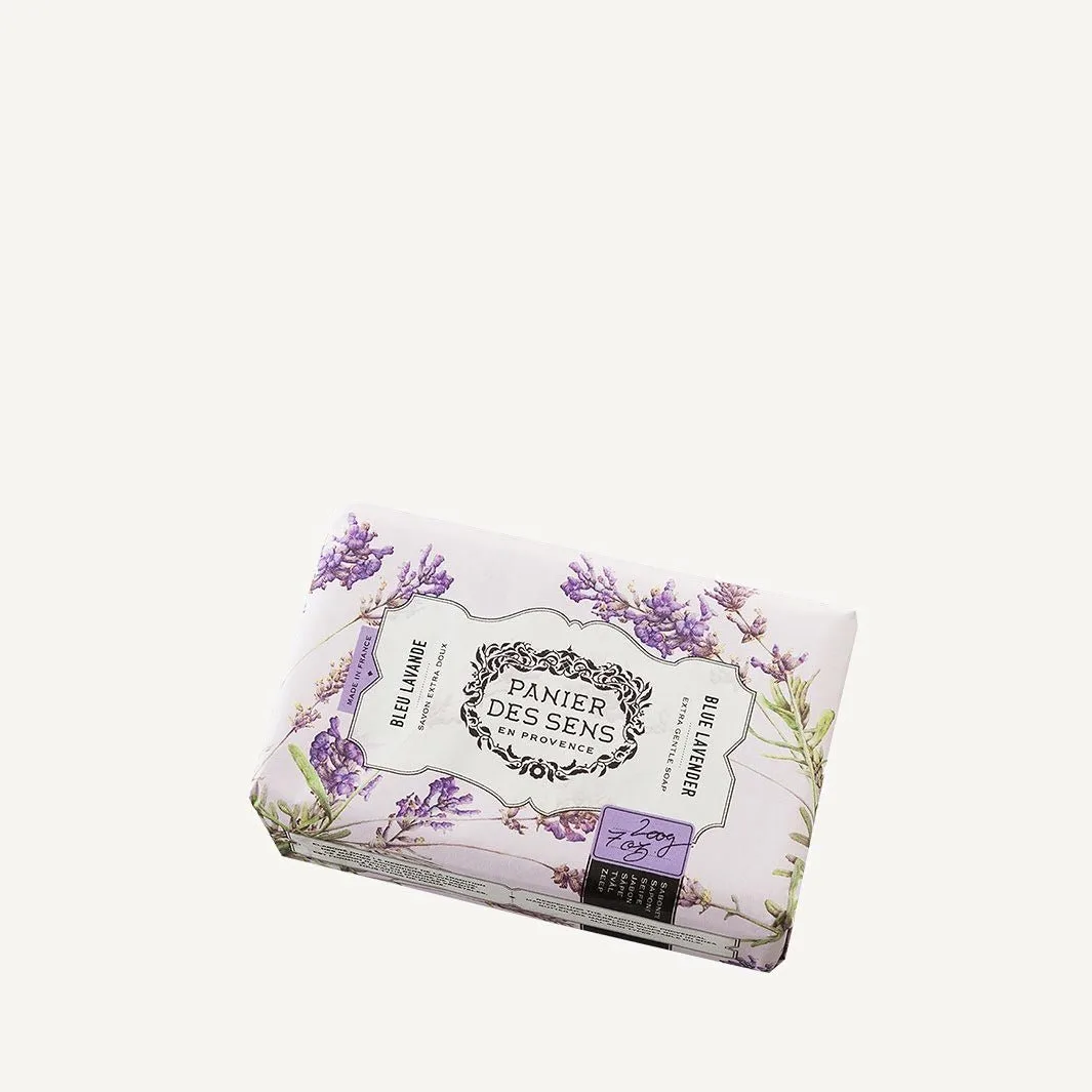 Savon solide parfumé extra-doux - Bleu Lavande 200g