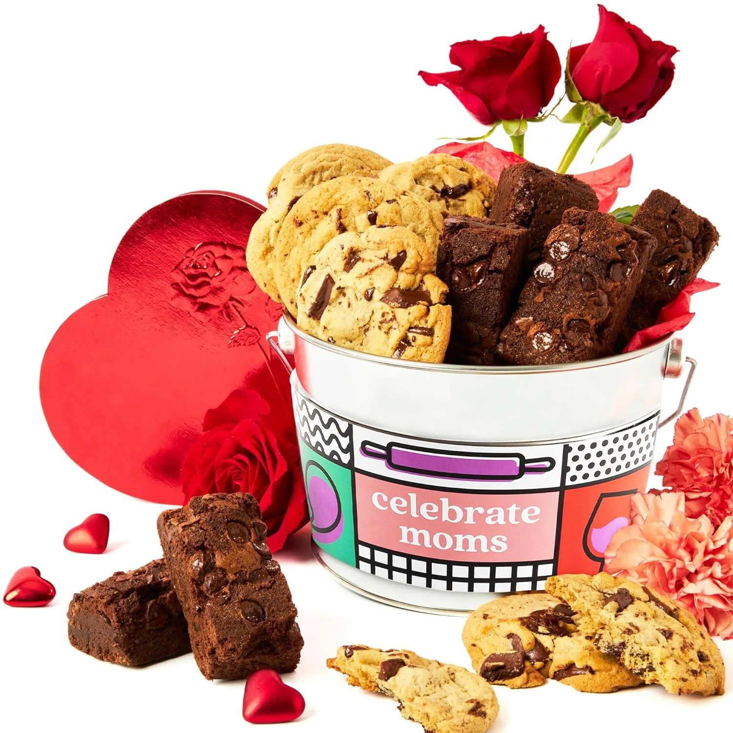 Mother's Day Cookie and Brownie Sampler Bucket