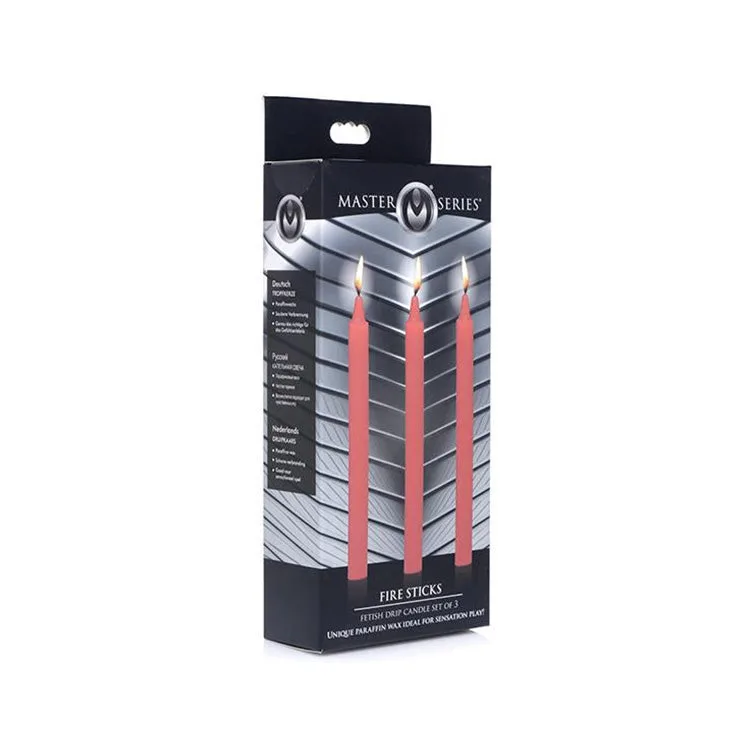 Firesticks 3 Pack Fetish Candles