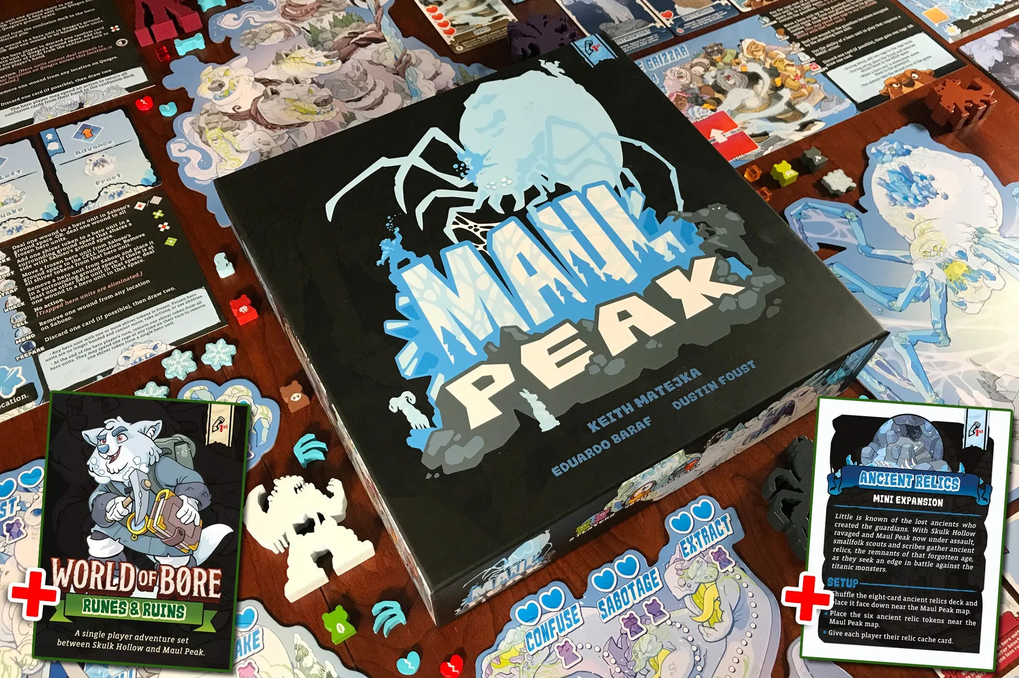 Maul Peak + Expansion + Runes & Ruins: Bundle Contents