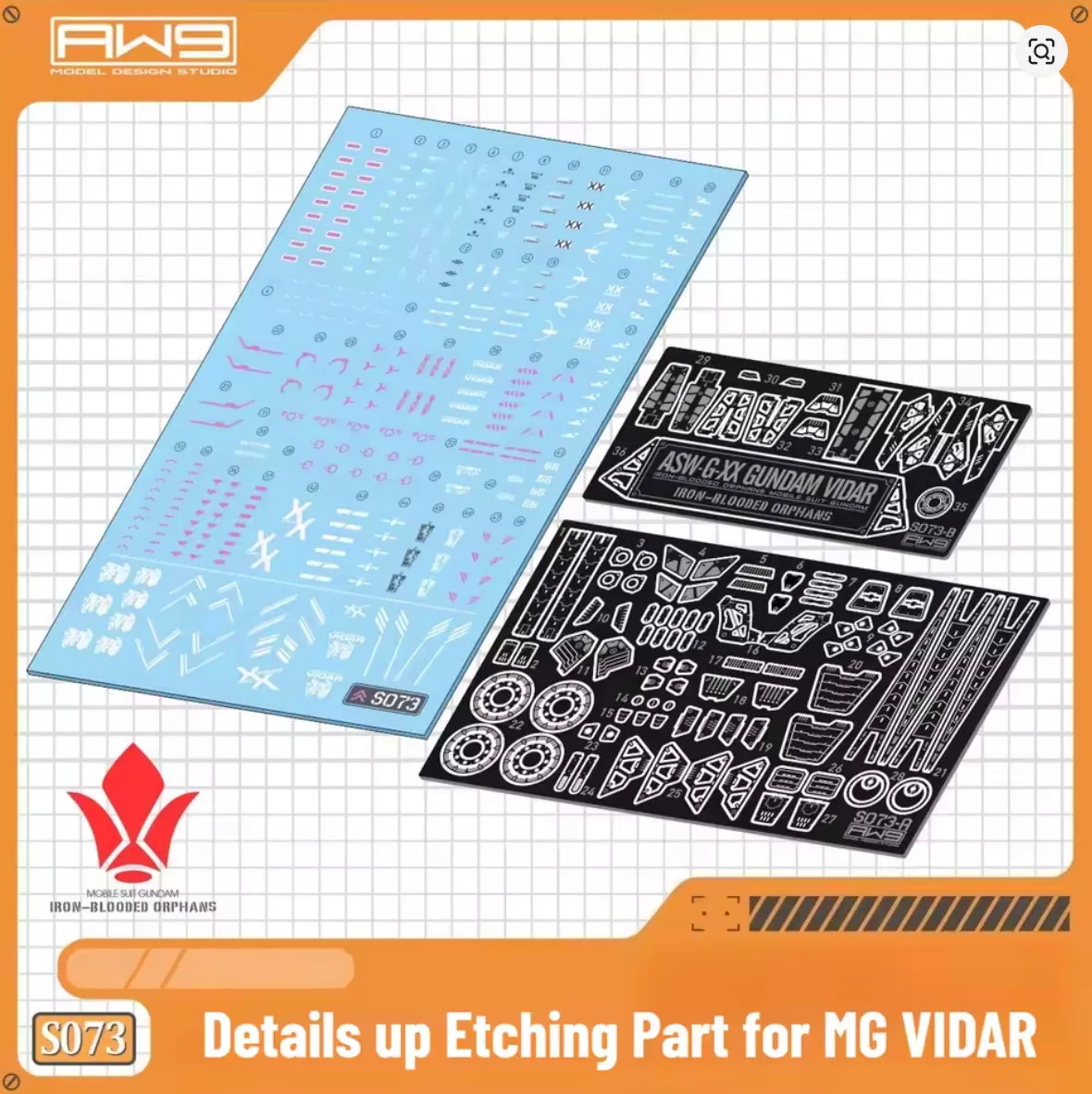 MG Gundam Vidar Etching Parts Upgrade Guide