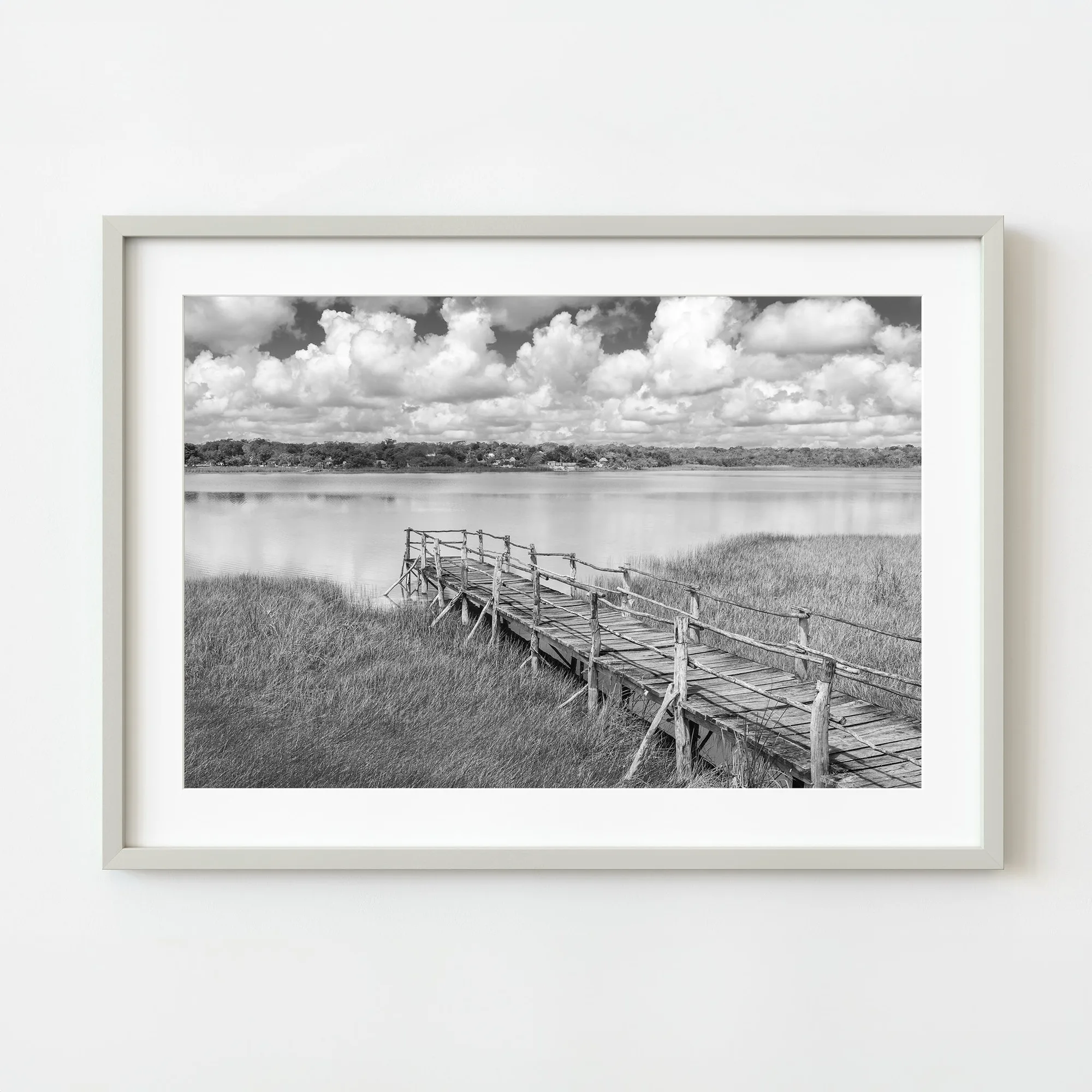 Scenic Mexican Wetlands and Wooden Pier | Limited Edition of 10