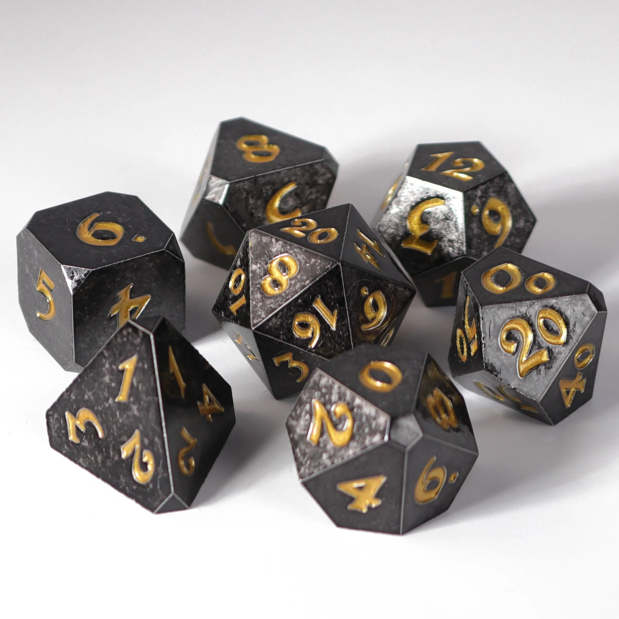 7pc RPG Set - Shadowlance with Gold