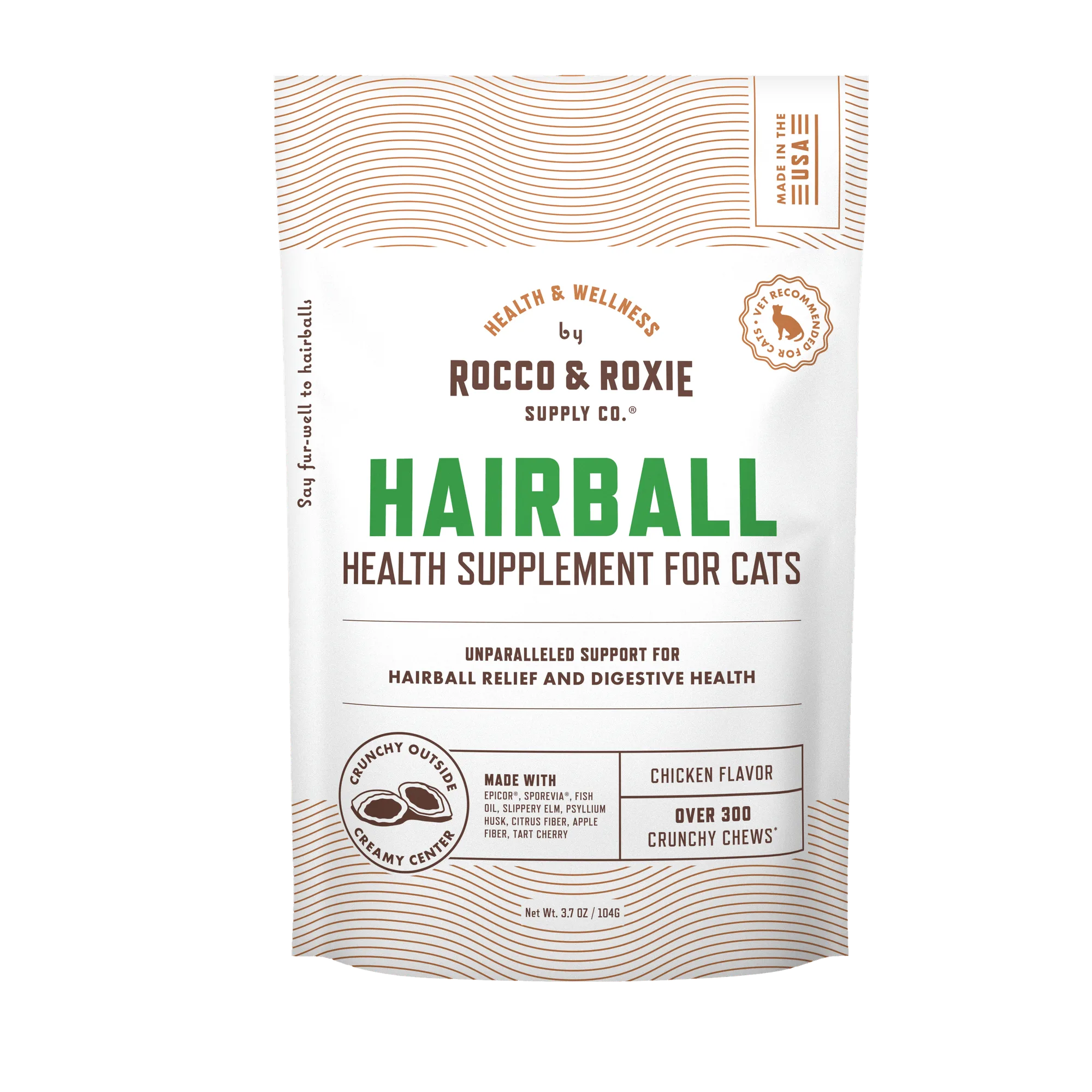 Rocco & Roxie Hairball Cat Treat