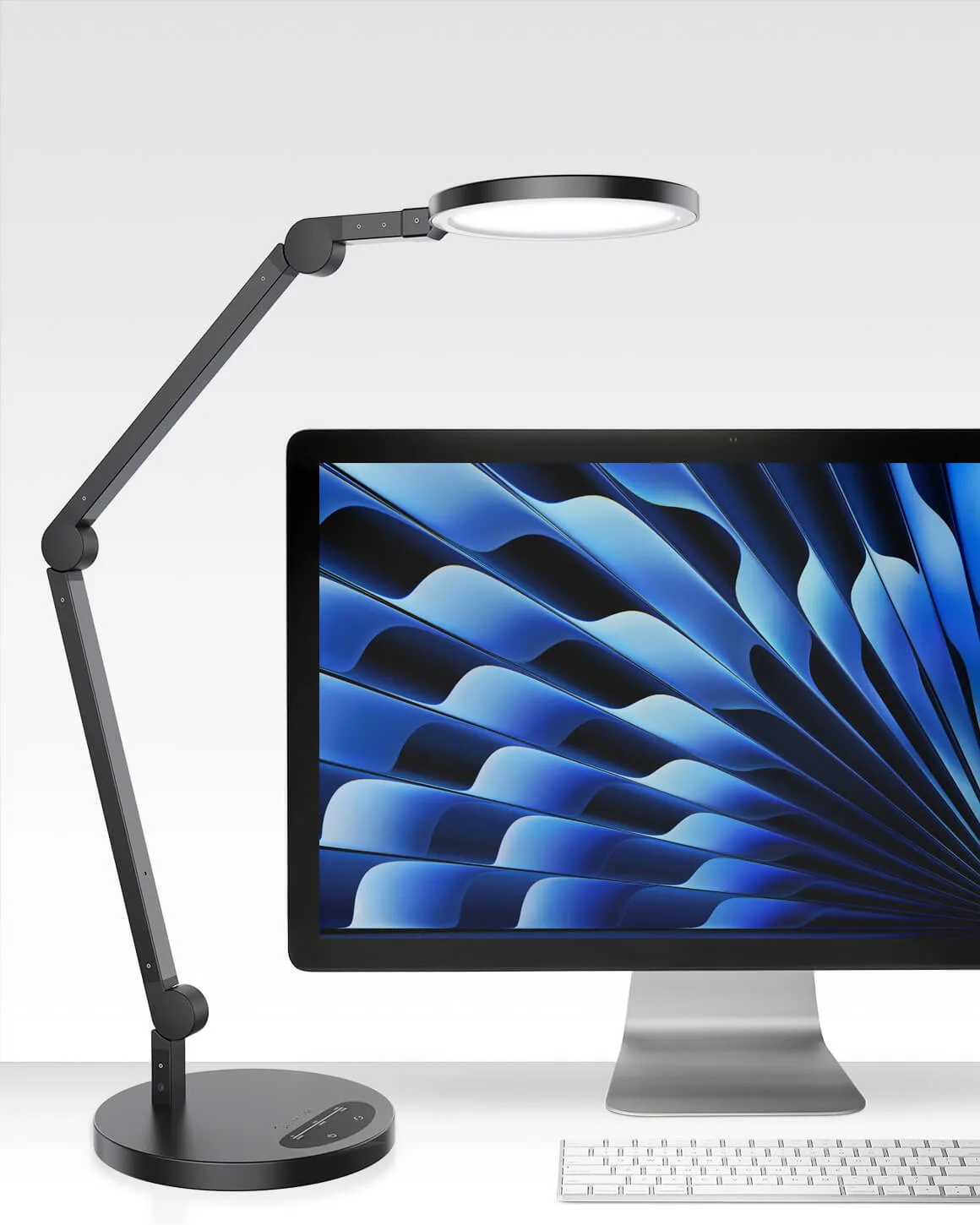 Lume Cube Edge Light 2.0 mit schwarzem Sockel LED-Schreibtischlampe - Open Box