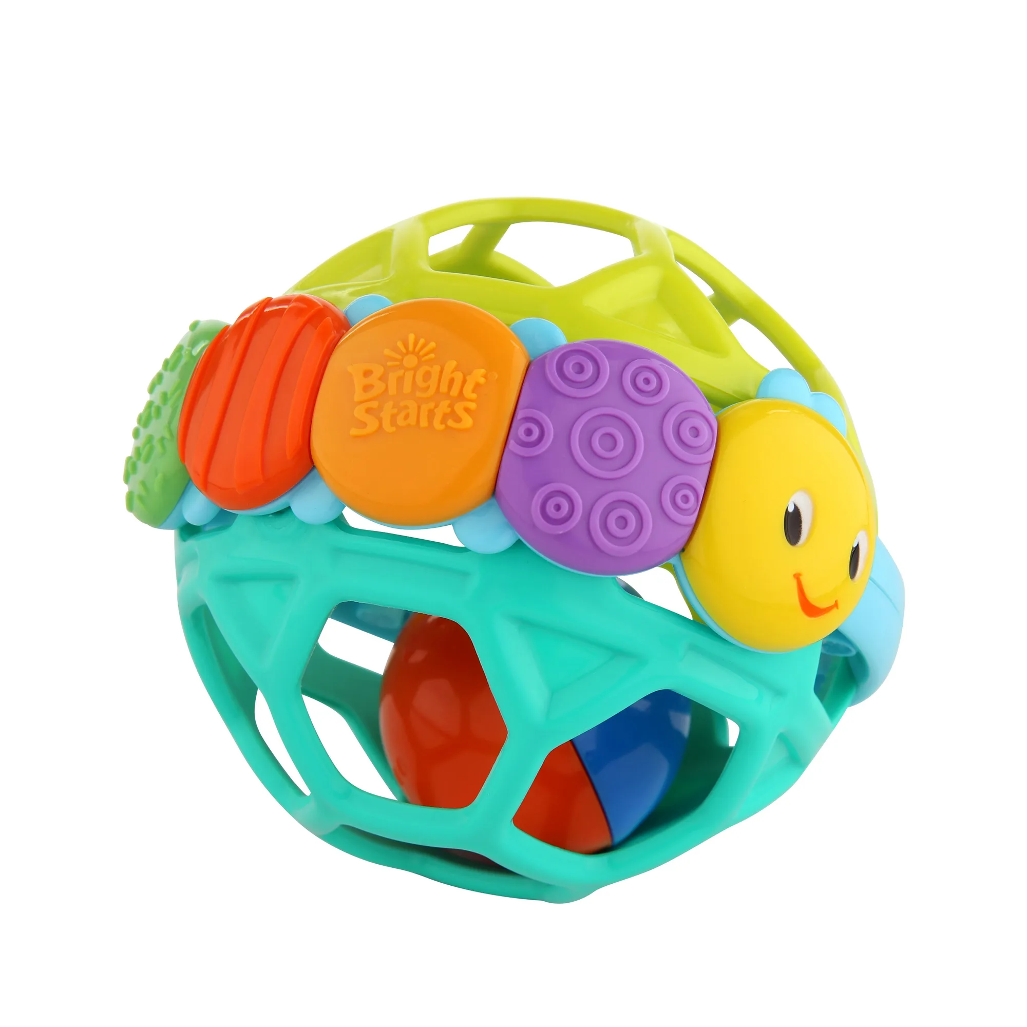 Como usar o chocalho Bright Starts Flexi Ball para brincadeiras do bebé