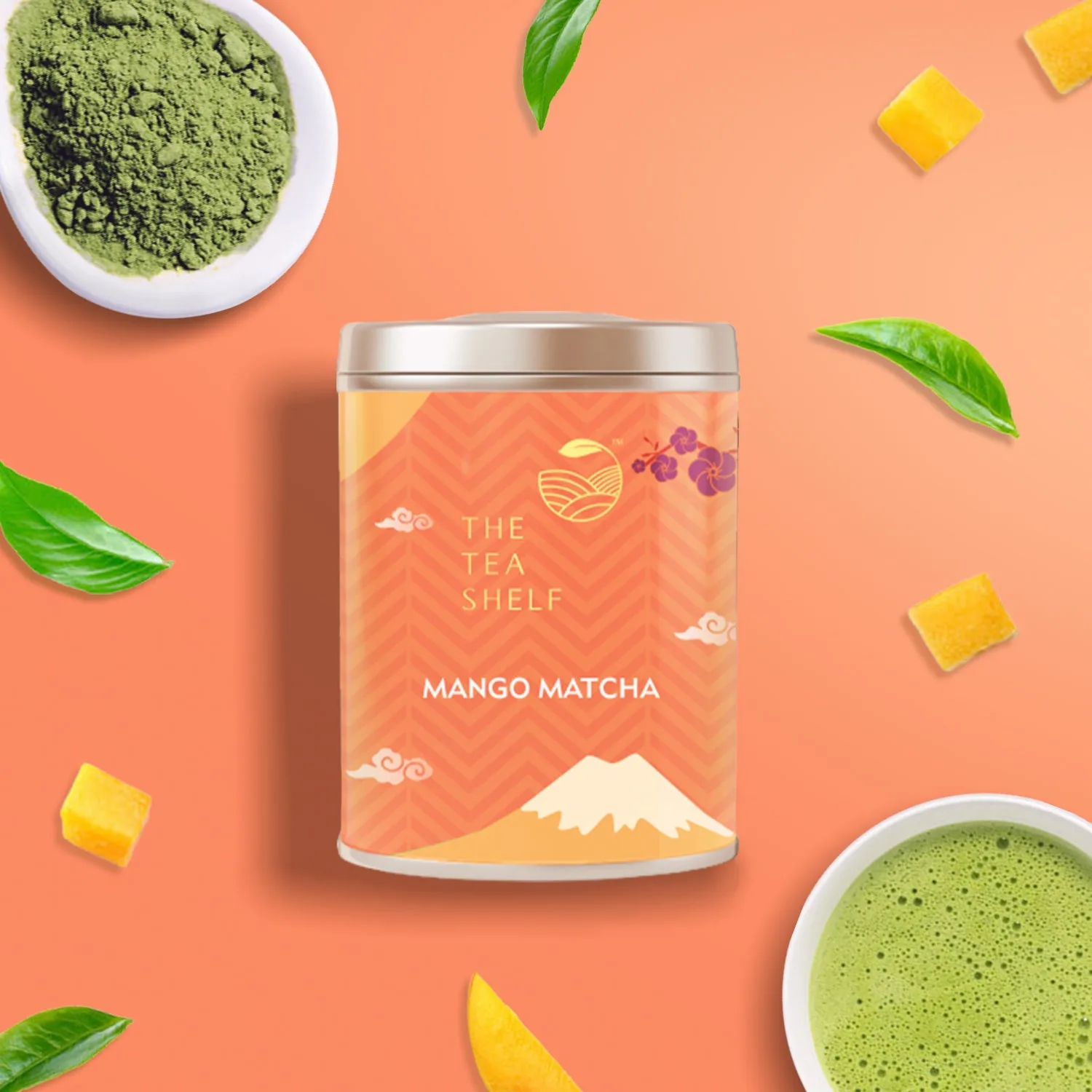 Té verde matcha con mango