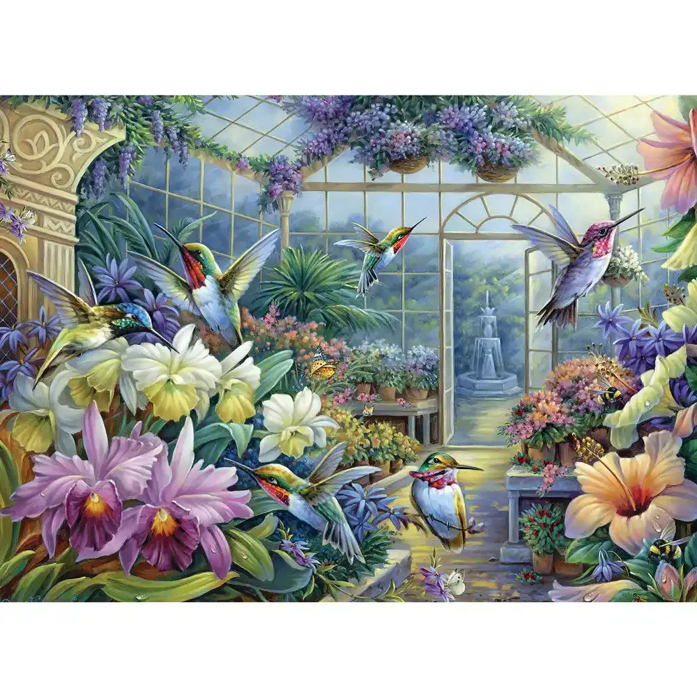 Puzzle de invernadero antiguo vs. puzzles de arte moderno