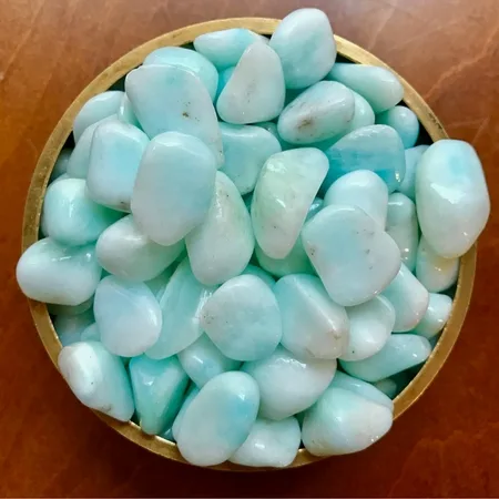 Blue Aragonite - Tumbled Medium