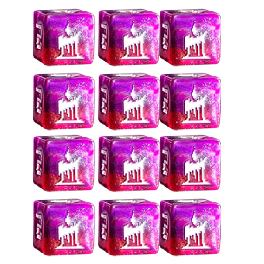 1UP-Dice Arcane Candle 12d6 Set