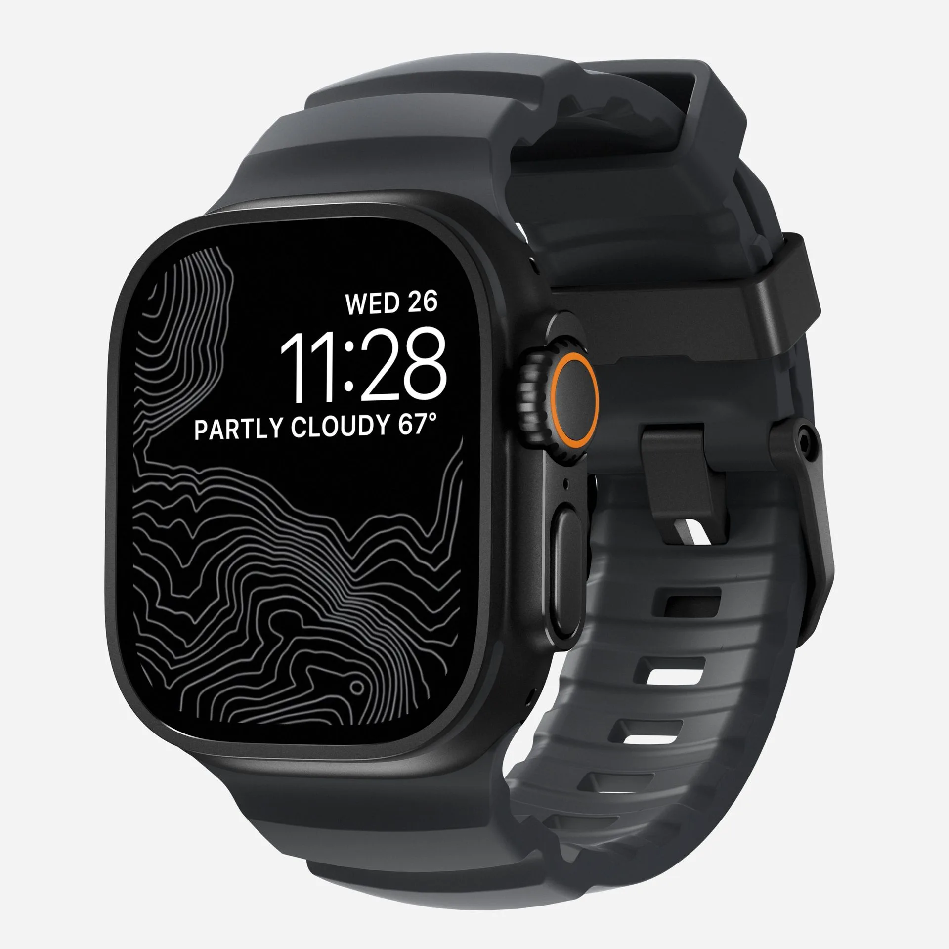 Rocky Point Band - 46mm/49mm | Storm | Black Hardware
