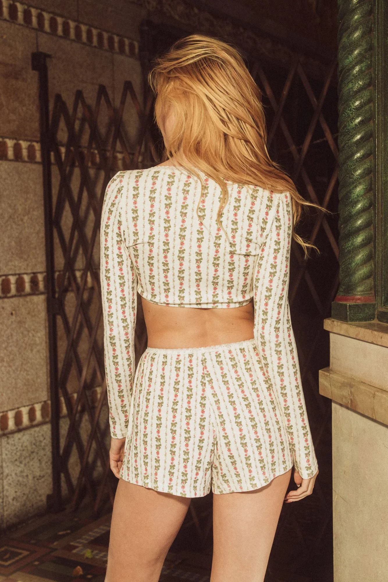 KILO BRAVA MODAL RIB KOLLEKTION - HEIRLOOM ROSE - HOHE TAILLE SHORTS