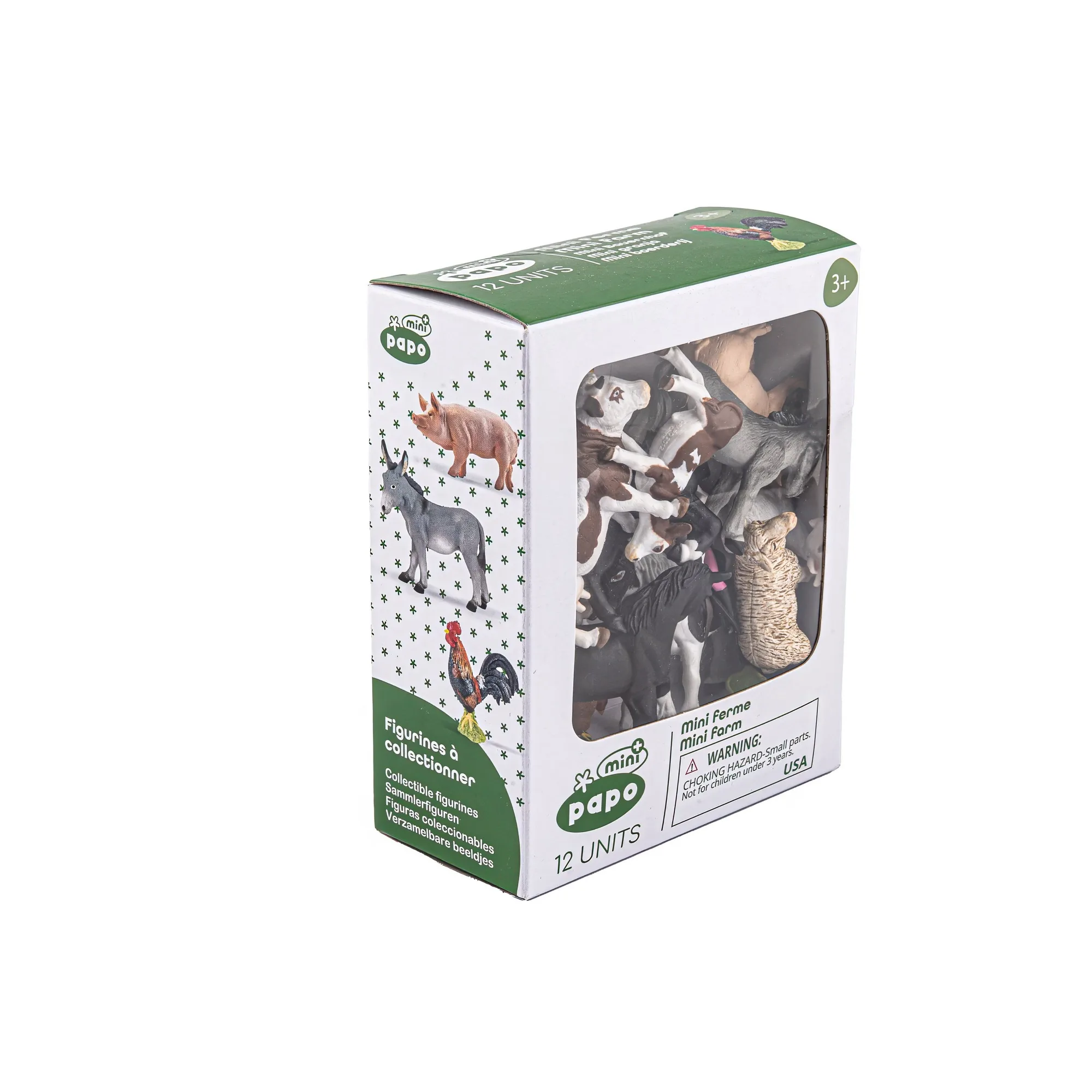 Figurine Mini PLUS Ferme, 12 pièces