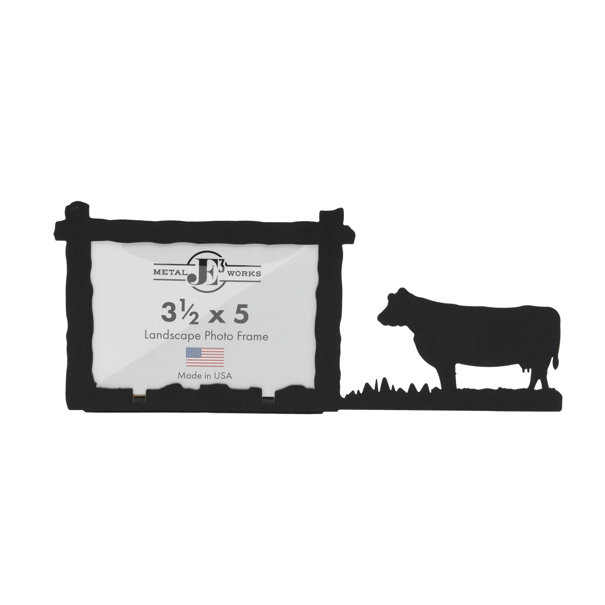 Cow In Pasture Picture Frame