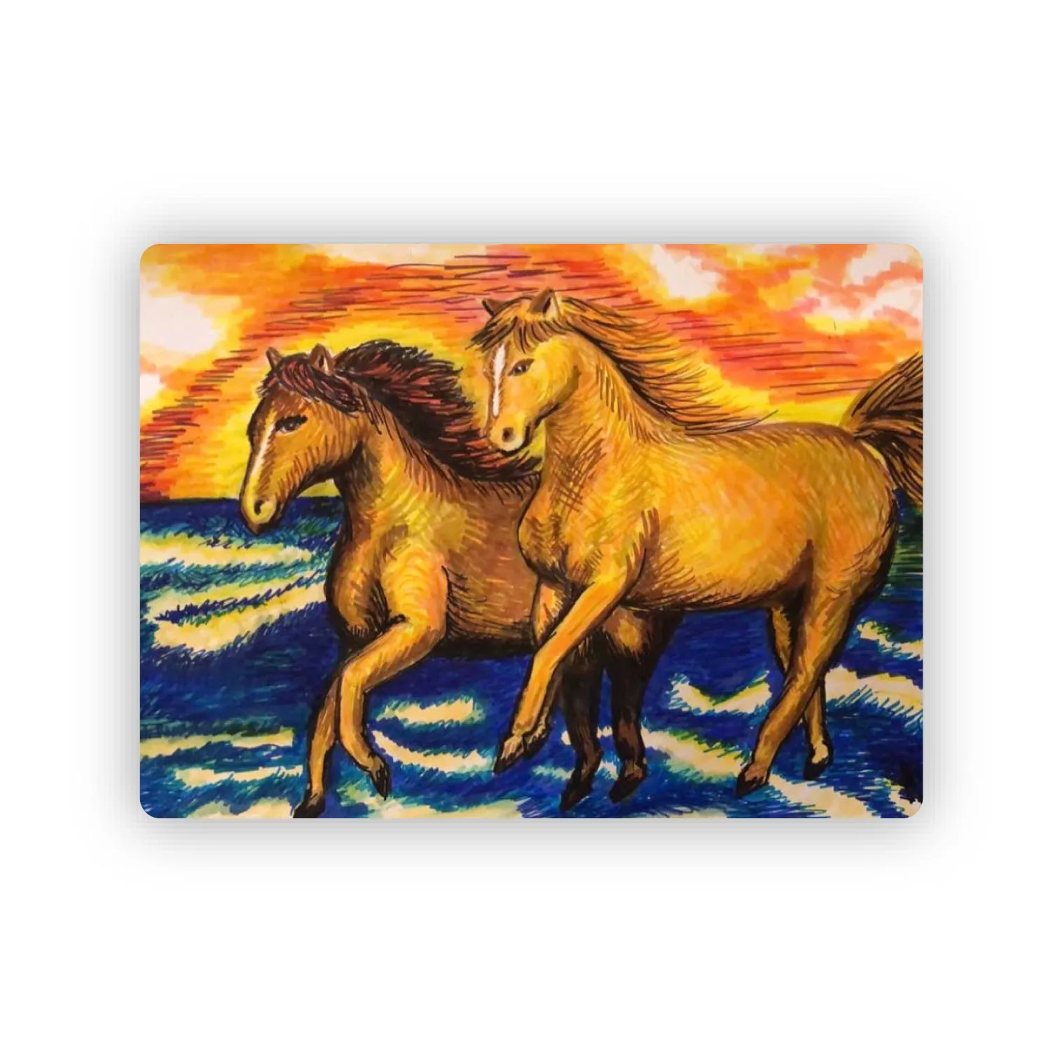 Wild Horses Sticker