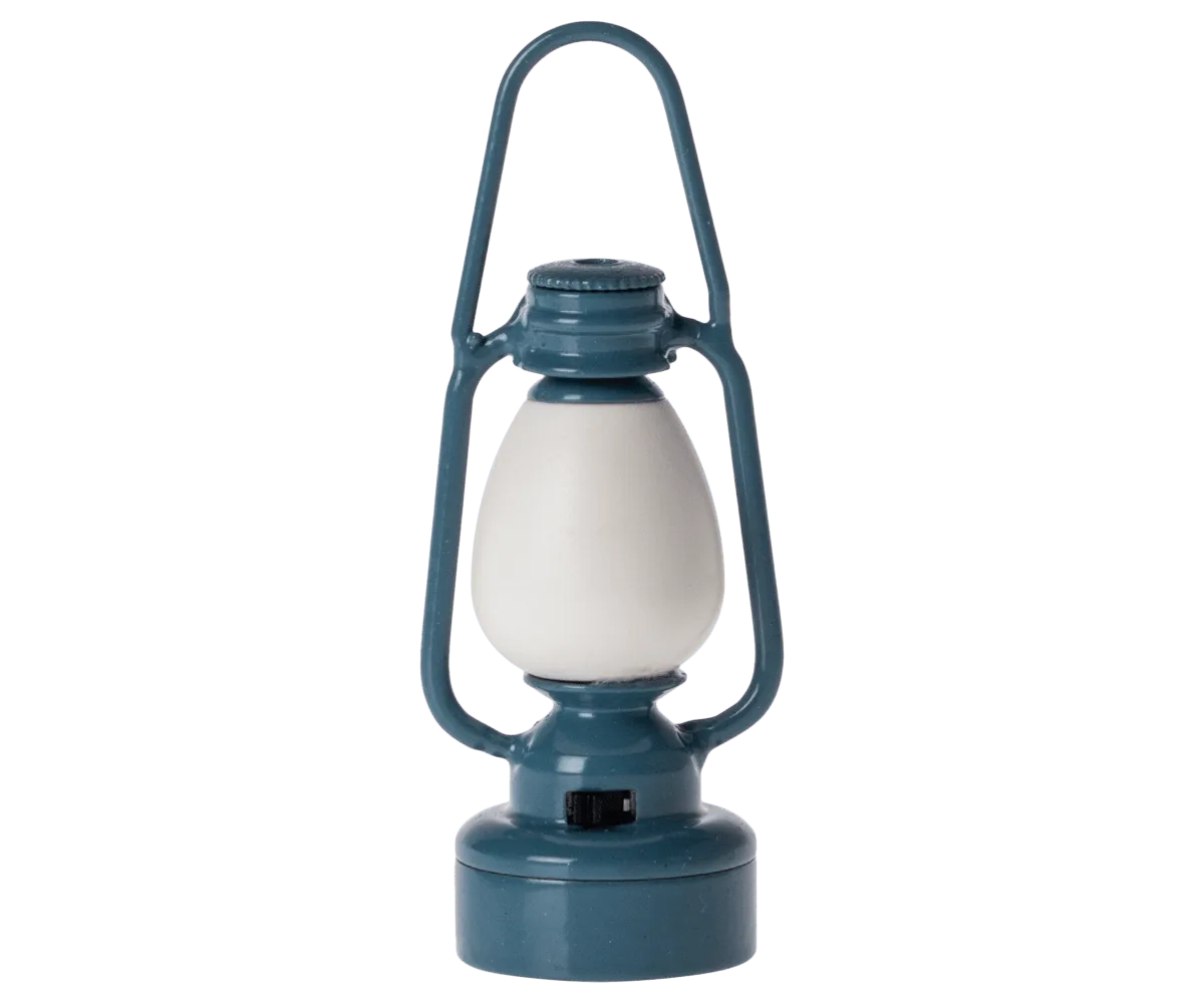 Vintage lantern, Mouse - Blue