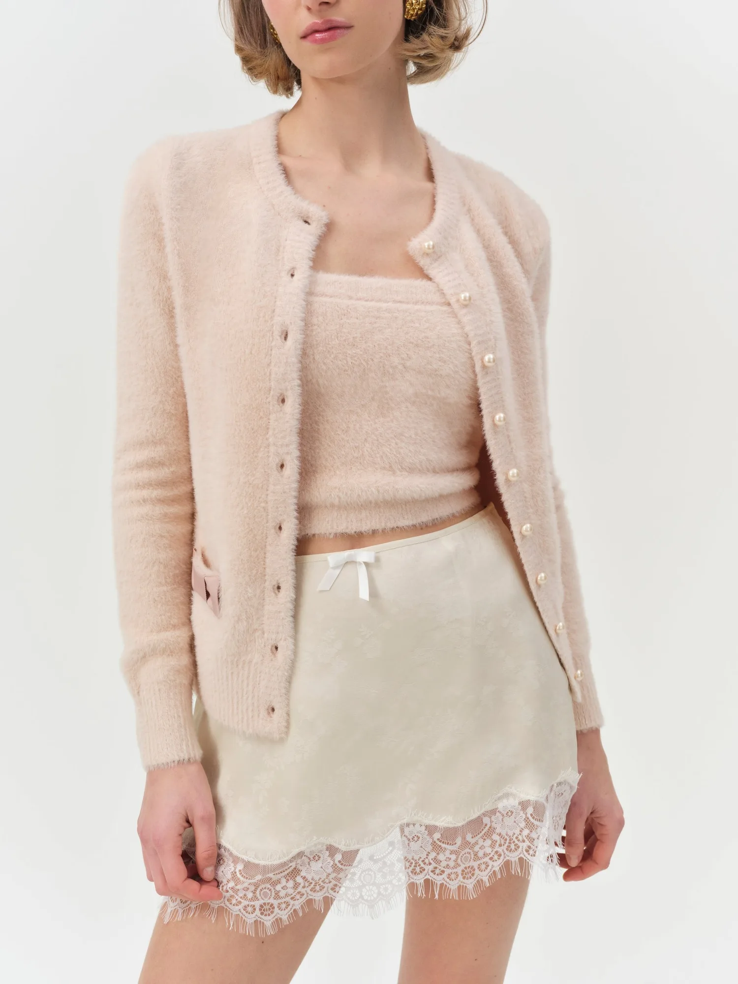 Harper Cardigan — Pink