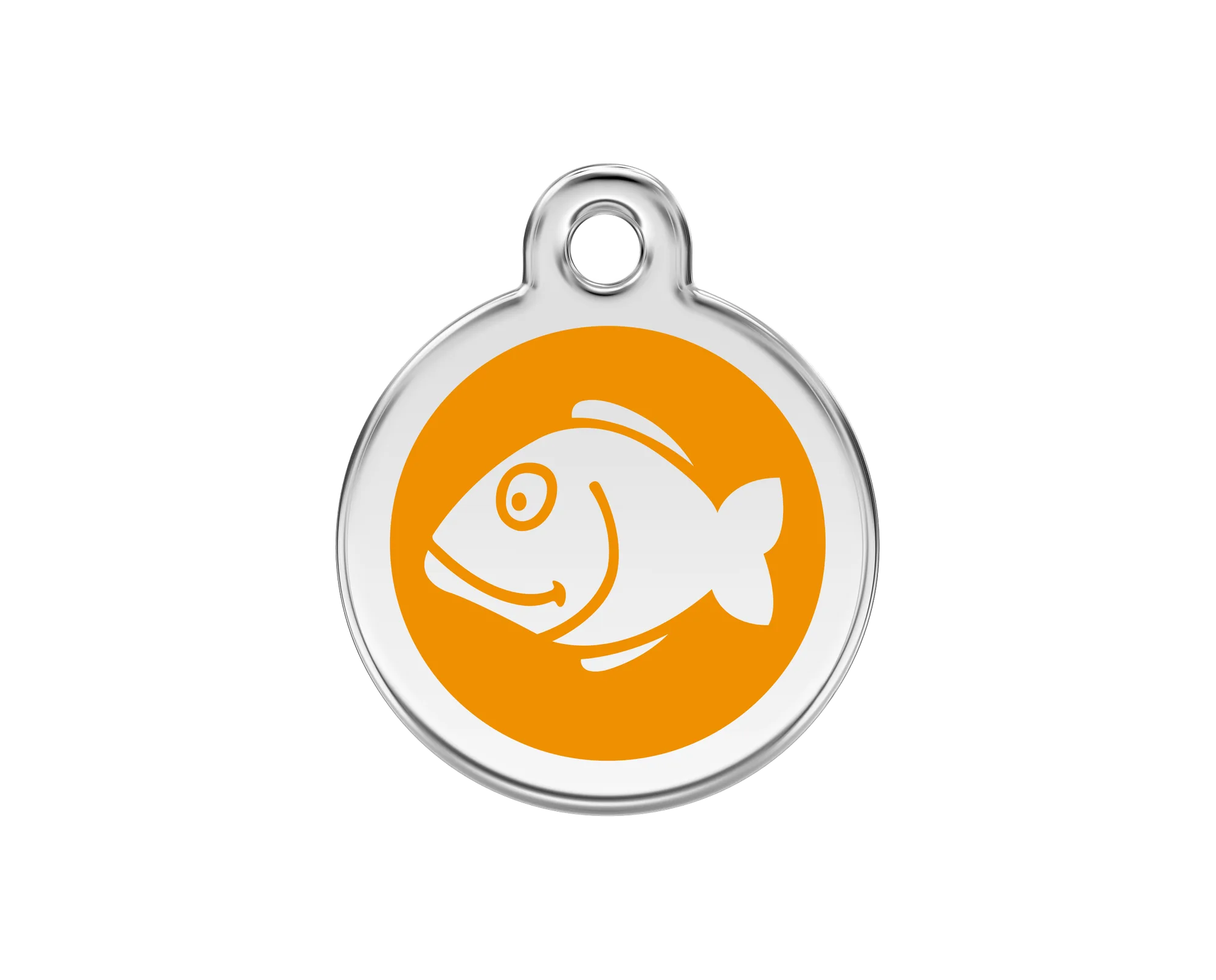Red Dingo Fish Pet ID Katzenmarke