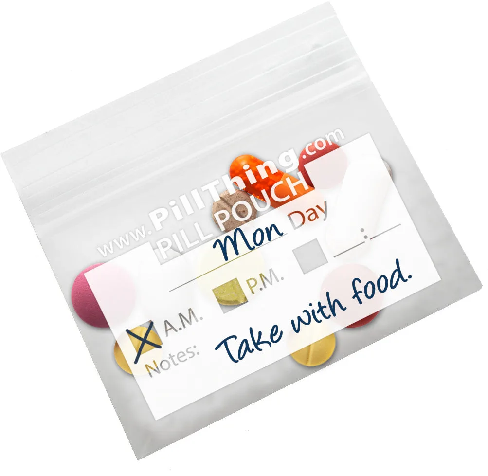 Pill Pouches 100 Ct: How to Use for Travel or Daily Doses