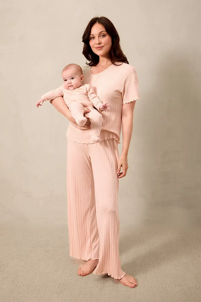 Pointelle vs. Jersey Knit Baby Sleepwear: Fabric Differences Explained