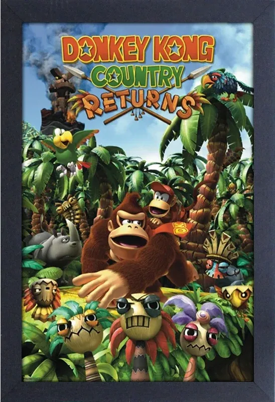 Poster incorniciati di Donkey Kong: quale stile artistico scegliere?