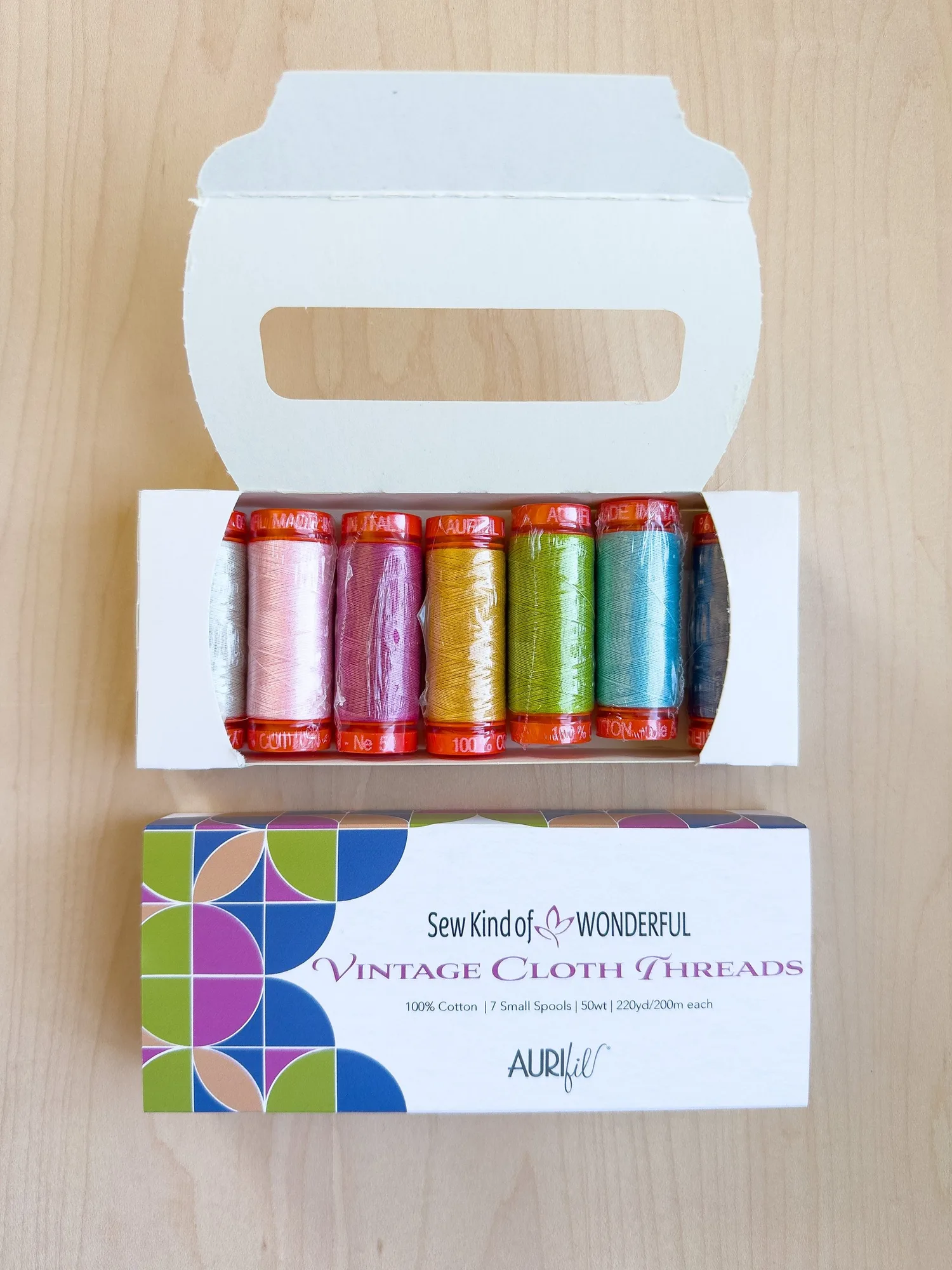 Aurifil 線 - 復古布料系列