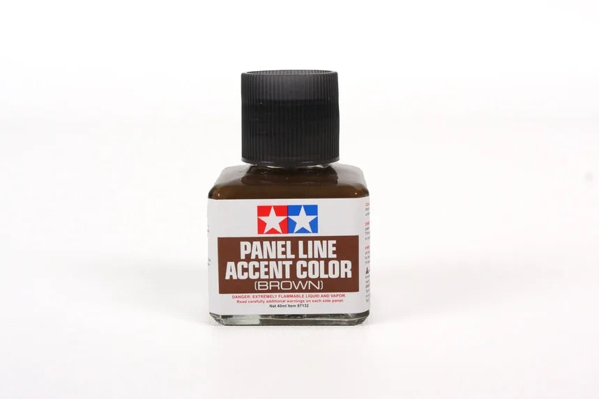 ทินเนอร์เคลือบ Tamiya เทียบกับ Panel Line Accent Color