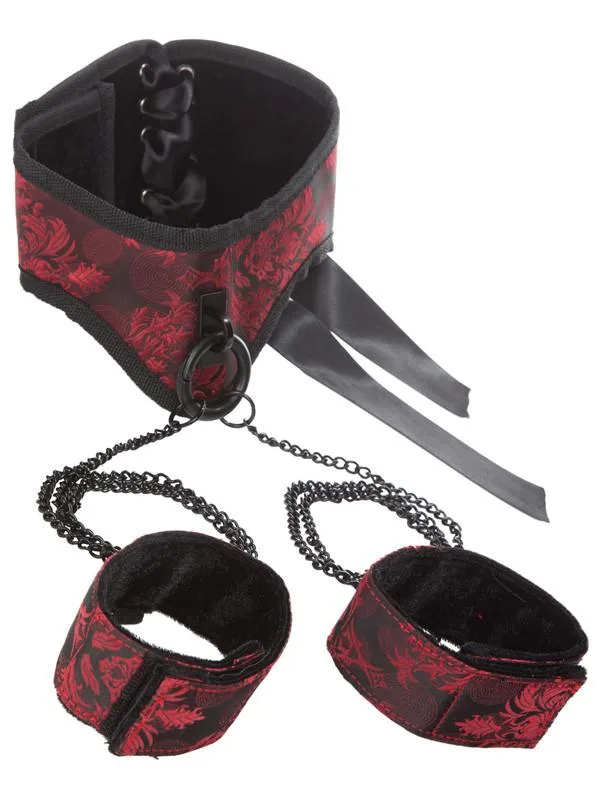 How to Use a Posture Collar with Cuffs for Bondage Play