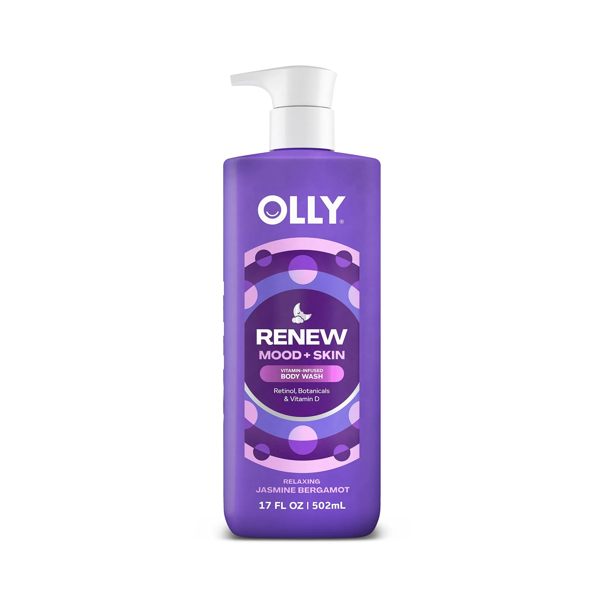 Sprchový gel OLLY Renew s uklidňujícím sérem pro noční zář