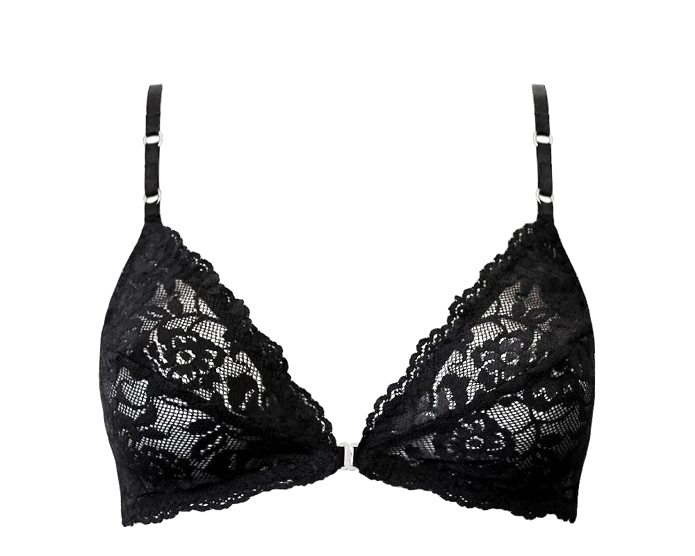 Black Amber Soft Bra