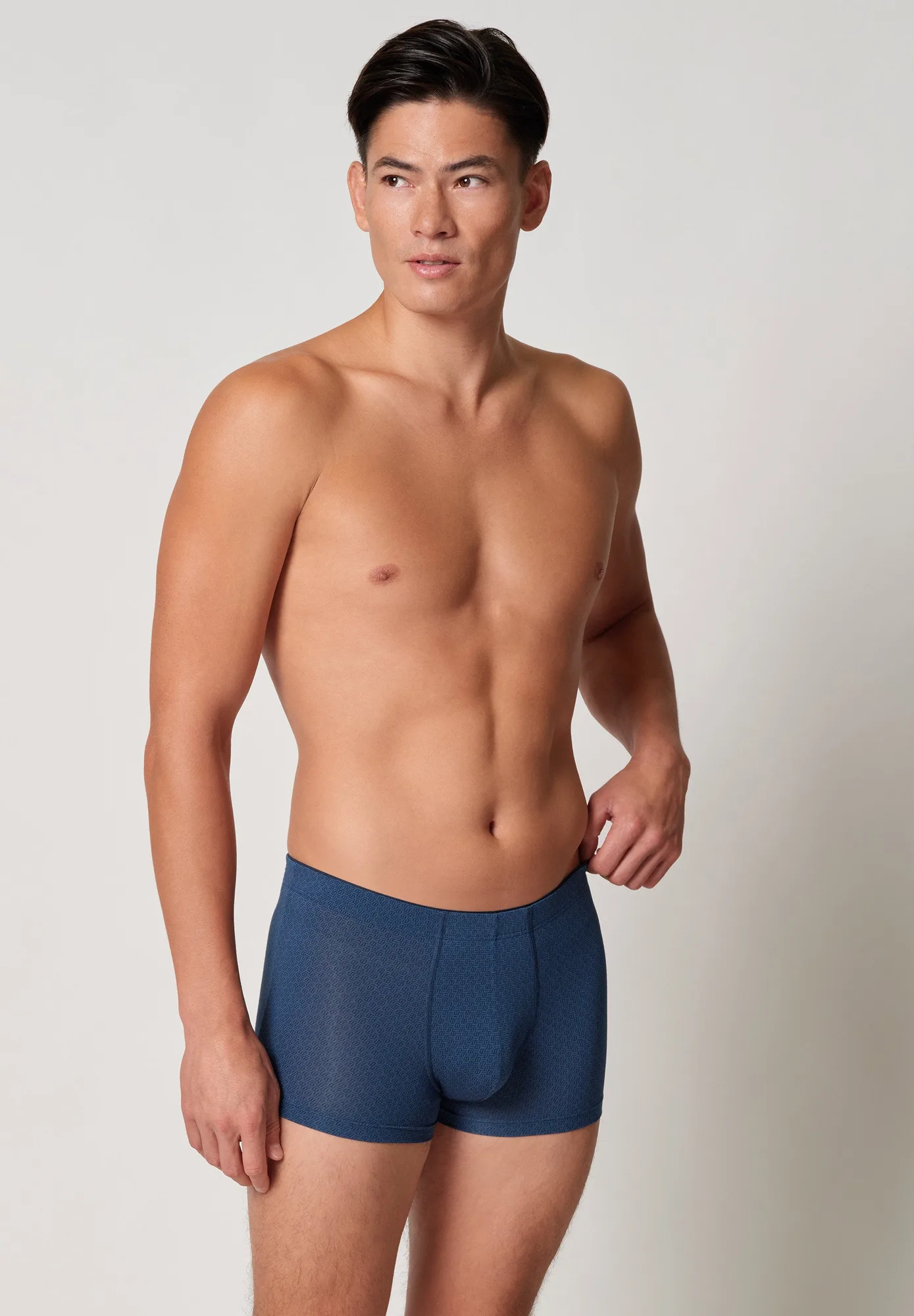 Pantalon Soft Modal | bleu marine minimal 112585-01H489