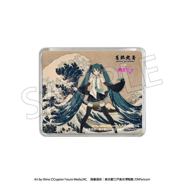 How to Display a Hokusai x Hatsune Miku 3D Magnet Safely
