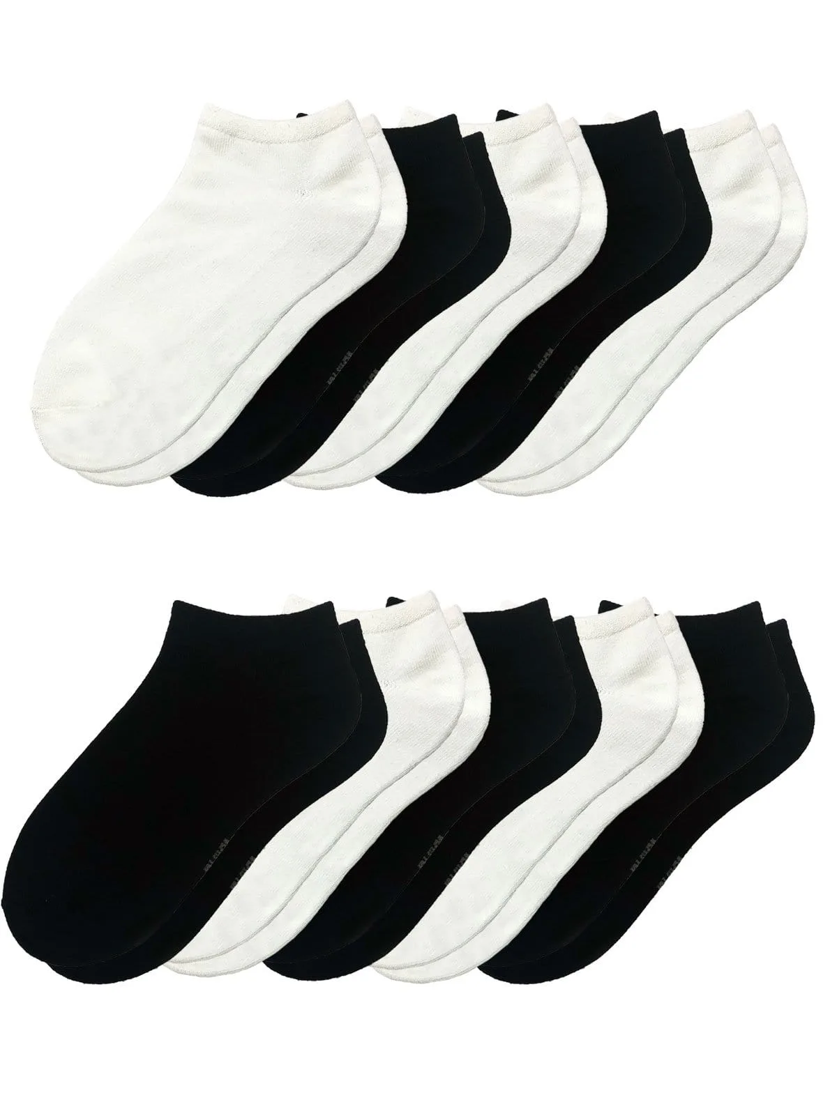 No-Show Bamboo Socks 10-Pack