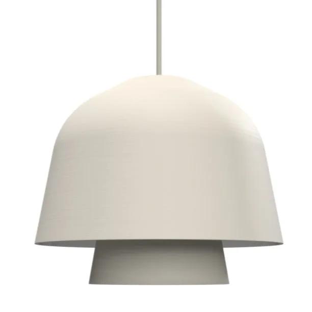 Okina Double Suspension — Handmade Ceramic Pendant Light from Spain
