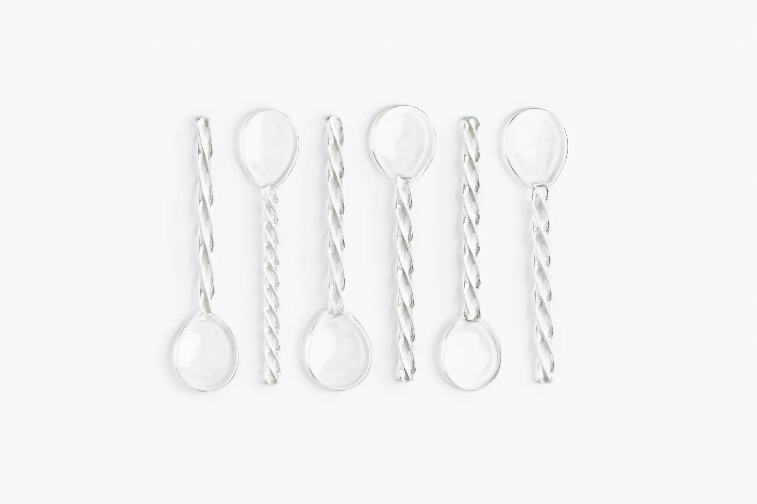 Twist gelato spoon set